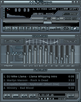 Majestic 12 Winamp Skin