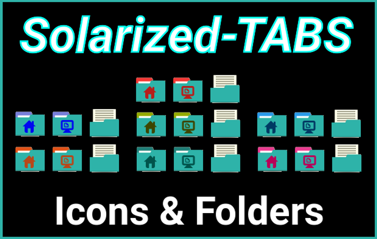 Solarized-TABS Icons and Folders