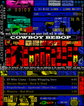 COWBOY BEBOP winamp skin