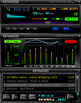 Winamp v2.24+ Skin.