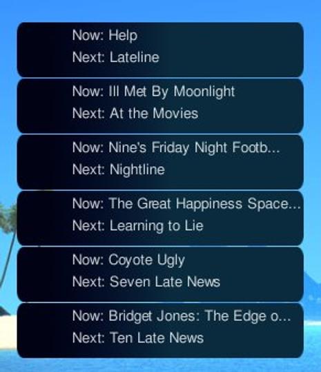 Tv guide