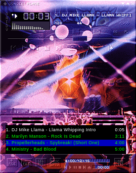 La salle de concert dans Macross