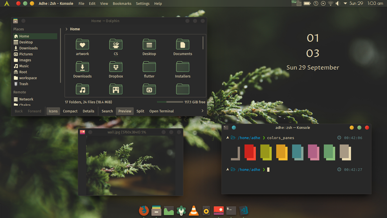 Gruvbox plasma theme