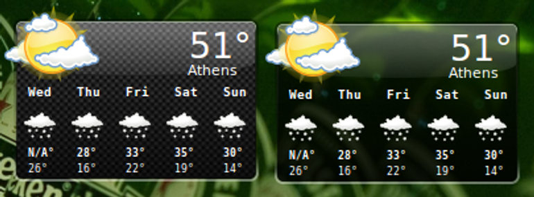 Weather Screenlet