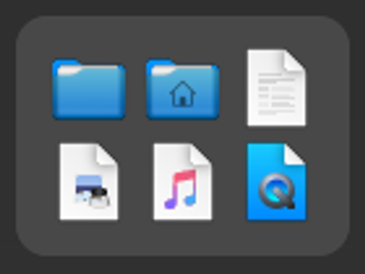 MacMojave circle icons for COSMIC