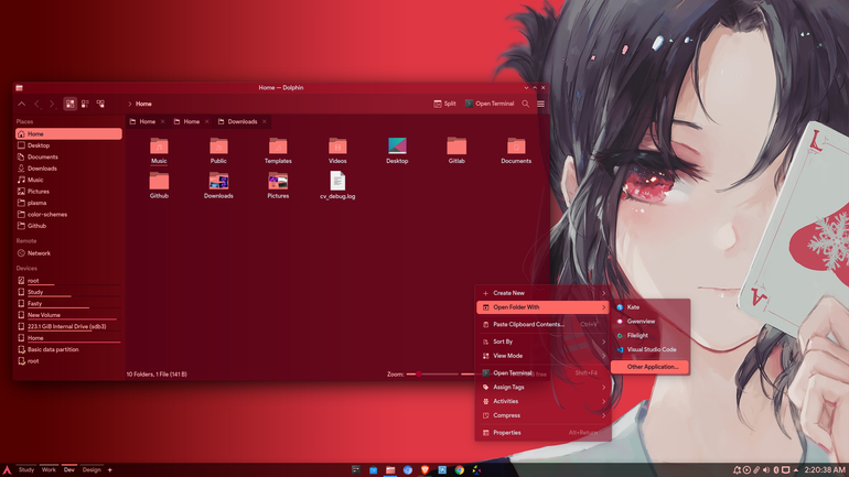 Red Pastel